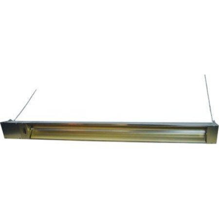 TPI INDUSTRIAL TPI Infrared Spot Heater For Indoor/Outdoor Use, 2000W, 240V, 5-3/8"W x 6-1/2"H, Silver OCH46240VSSE